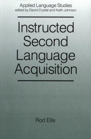 Tapa de Instructed second language acquisition