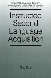 Tapa de Instructed second language acquisition