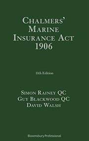 Tapa de Chalmers' Marine Insurance Act 1906