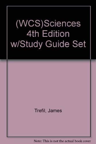 Tapa de (WCS)Sciences 4th Edition w/Study Guide Set