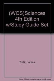 Tapa de (WCS)Sciences 4th Edition w/Study Guide Set