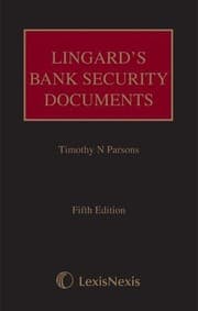 Tapa de Lingard's Bank Security Documents