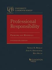 Tapa de Professional Responsibility, Problems and Materials