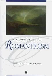 Tapa de Companion to Romanticism
