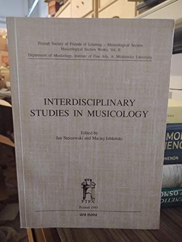 Tapa de Interdisciplinary studies in musicology