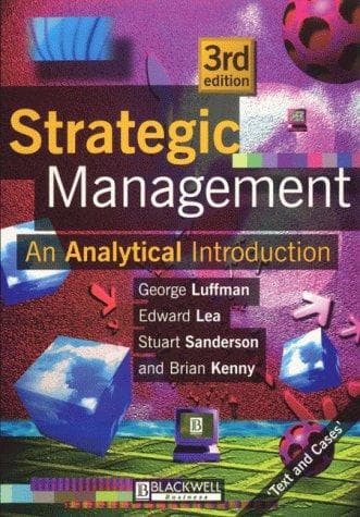 Tapa de Strategic management