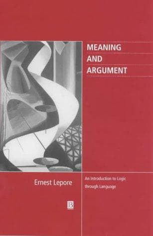 Tapa de Meaning and Argument