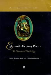 Tapa de Eighteenth-century poetry