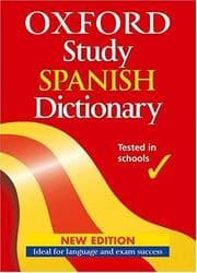 Tapa de Oxford Study Spanish Dictionary
