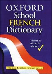 Tapa de Oxford School French Dictionary