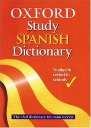Tapa de Oxford Study Spanish Dictionary