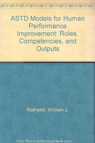 Tapa de ASTD Models for Human Performance Improvement