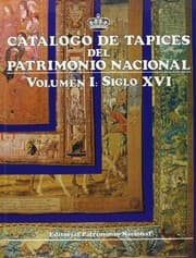 Tapa de Catálogo de tápices del Patrimonio Nacional