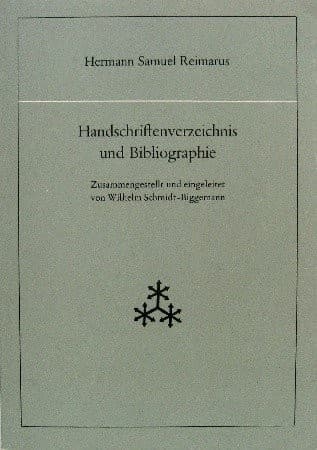 Tapa de Hermann Samuel Reimarus