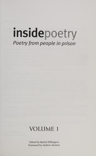 Tapa de Inside poetry