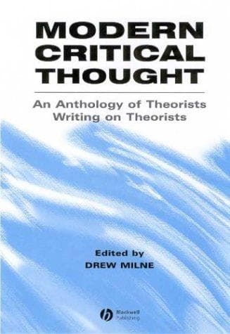Tapa de Modern Critical Thought