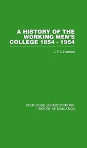 Tapa de History of the Working Men's College