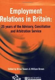 Tapa de Employment Relations in Britain