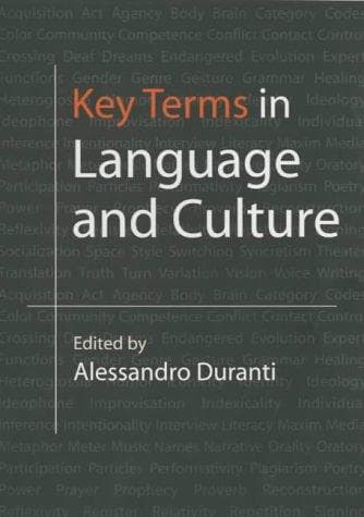 Tapa de Key Terms in Language and Culture