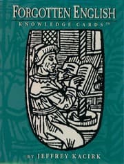 Tapa de Forgotten English, Volume I Knowledge Cards