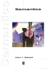 Tapa de Semantics (Introducing Linguistics, 2)