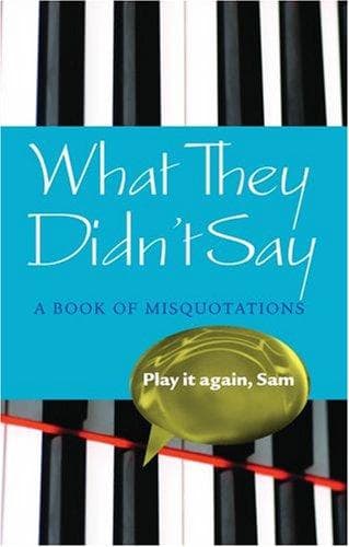 Tapa de What They Didn't Say