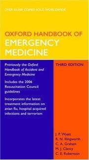 Tapa de Oxford handbook of emergency medicine