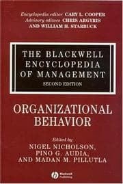 Tapa de The Blackwell encyclopedia of management