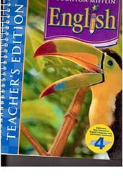 Tapa de Houghton Mifflin English Grade 4, Teacher's Edition