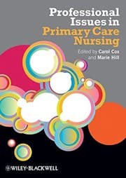 Tapa de Professional Issues in Primary Care Nursing
