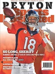 Tapa de Sports Illustrated Peyton Manning Retirement Tribute Issue - Denver Broncos Cover