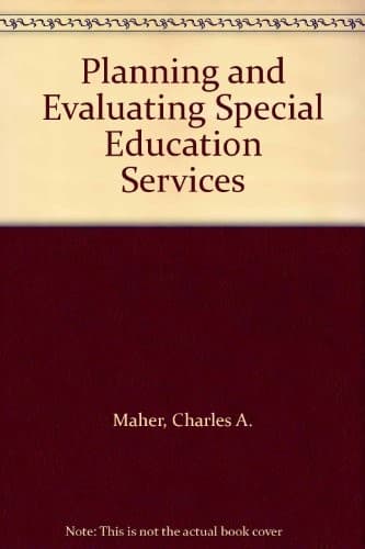 Tapa de Planning andevaluating special education services