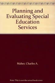 Tapa de Planning andevaluating special education services