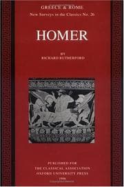 Tapa de Homer (New Surveys in the Classics)