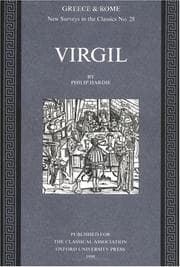 Tapa de Virgil - (New Surveys in the Classics No. 28)