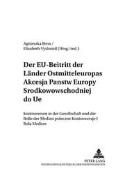 Tapa de Der EU-Beitritt der Länder Ostmitteleuropas