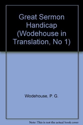 Tapa de The great sermon handicap