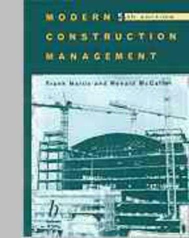 Tapa de Modern construction management