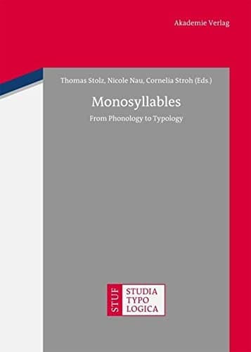 Tapa de Monosyllables