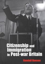 Tapa de Citizenship and Immigration in Post-war Britain