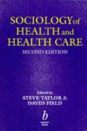 Tapa de Sociology of health and health care