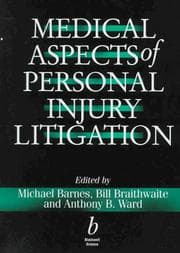 Tapa de Medical aspects of personal injury litigation