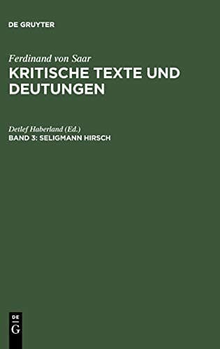 Tapa de Seligmann Hirsch