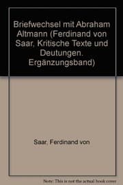 Tapa de Briefwechsel mit Abraham Altmann