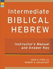 Tapa de Intermediate Biblical Hebrew Instructor's Manual and Answer Key