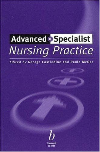 Tapa de Advanced and specialist nursing practice