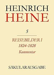 Tapa de Reisebilder I. 1824-1828. Kommentar