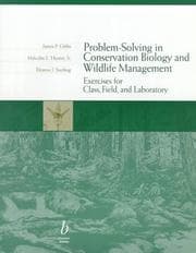 Tapa de Problem-solving in conservation biology and wildlife management