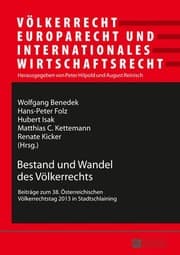 Tapa de Bestand und Wandel des Voelkerrechts