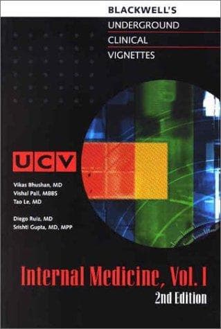 Tapa de Underground Clinical Vignettes: Internal Medicine, Volume 1